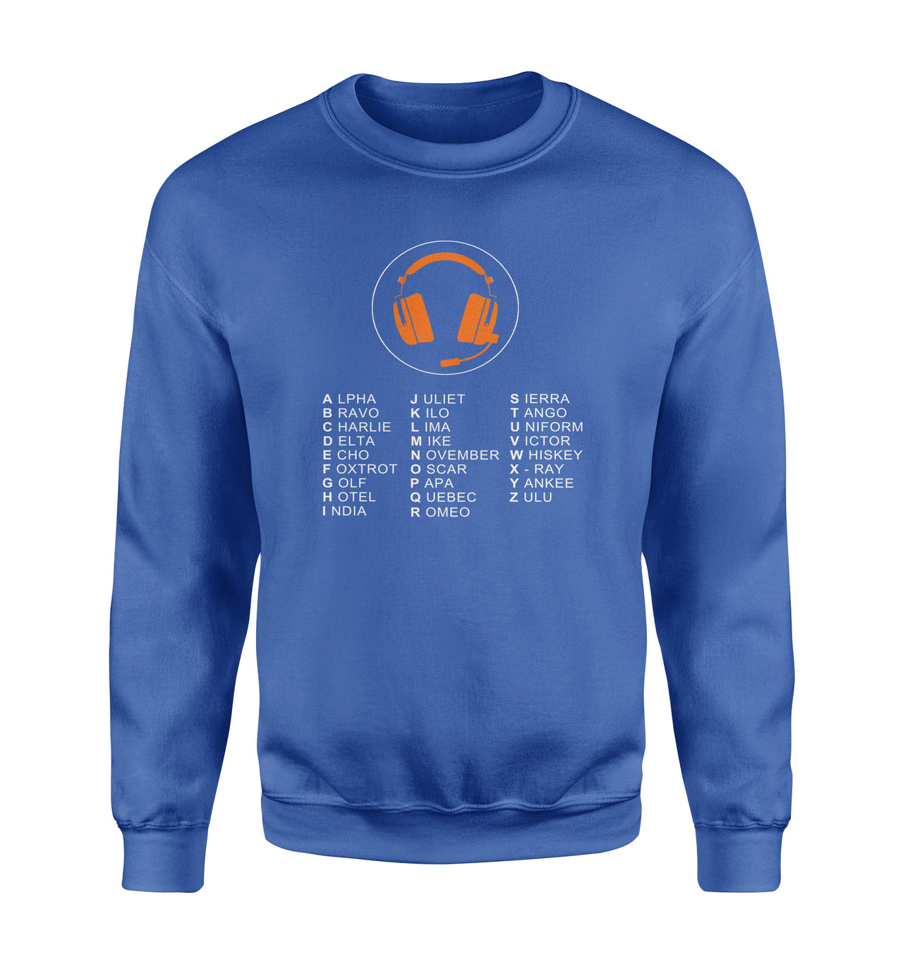Aviation Alphabet 3 Designed Sweatshirts