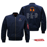 Thumbnail for Aviation Alphabet 3 Designed Pilot Jackets (Customizable)