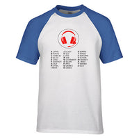 Thumbnail for Aviation Alphabet 3 Designed Raglan T-Shirts