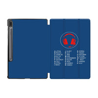 Thumbnail for Aviation Alphabet 3 Designed Samsung Tablet Cases