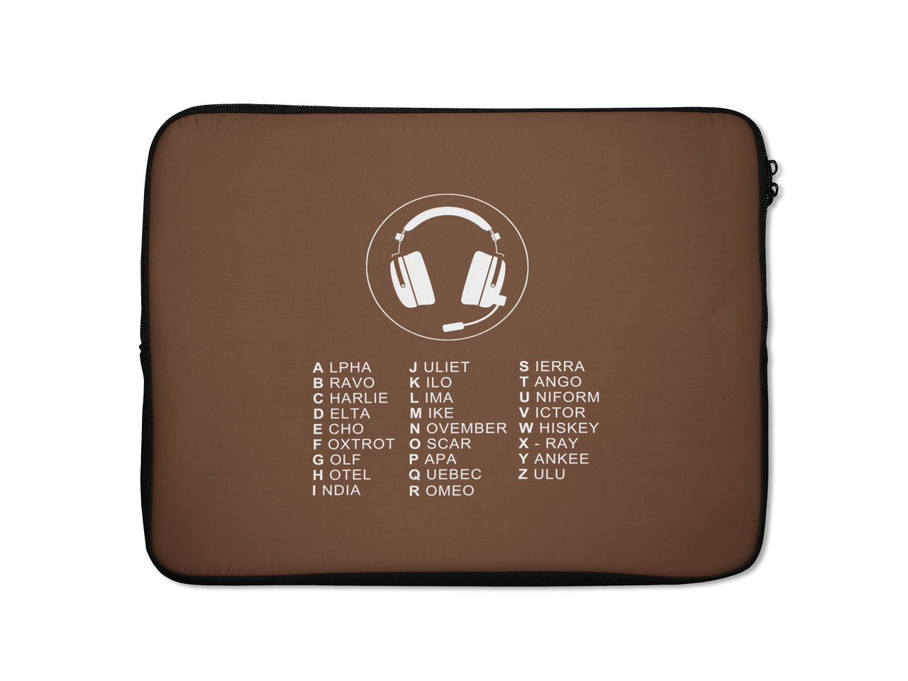 Aviation Alphabet 3 Designed Laptop & Tablet Cases