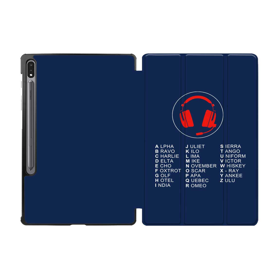 Aviation Alphabet 3 Designed Samsung Tablet Cases