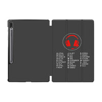 Thumbnail for Aviation Alphabet 3 Designed Samsung Tablet Cases