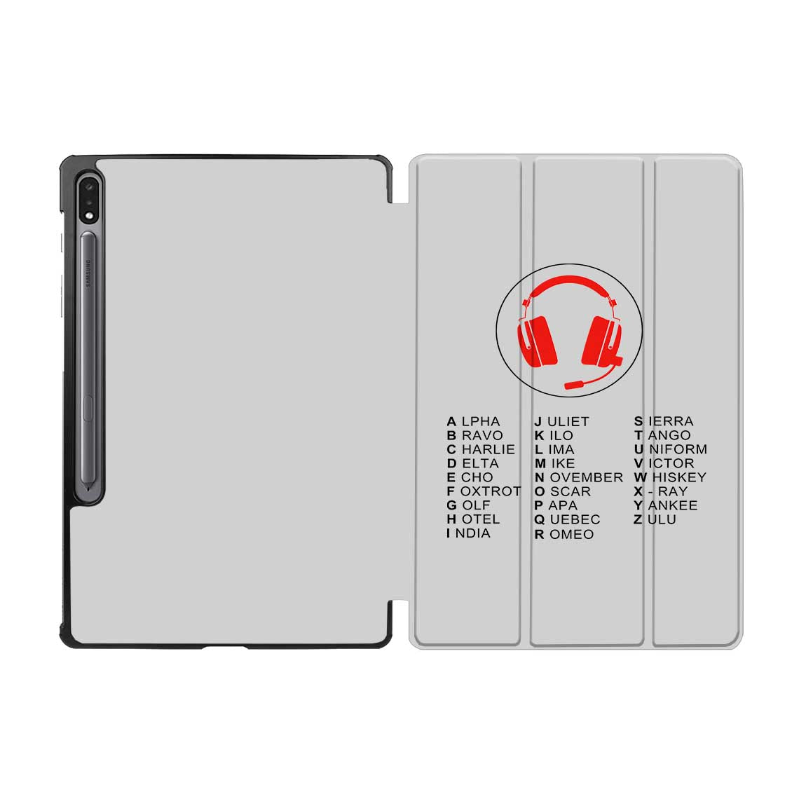 Aviation Alphabet 3 Designed Samsung Tablet Cases