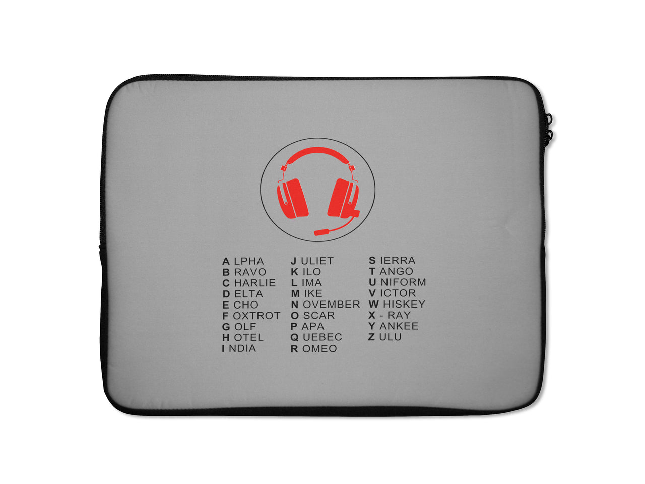 Aviation Alphabet 3 Designed Laptop & Tablet Cases