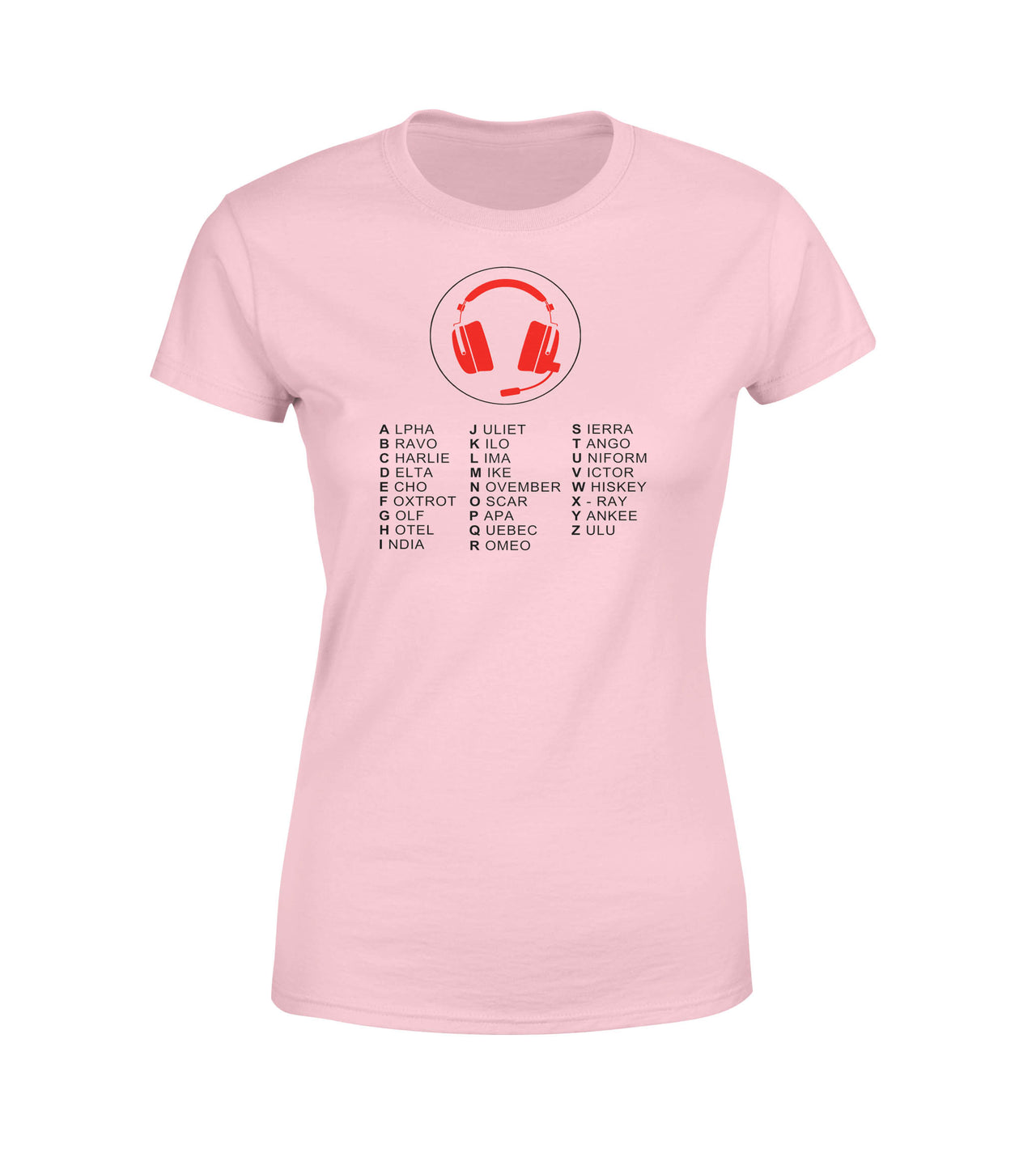 Aviation Alphabet 3 Designed Women T-Shirts