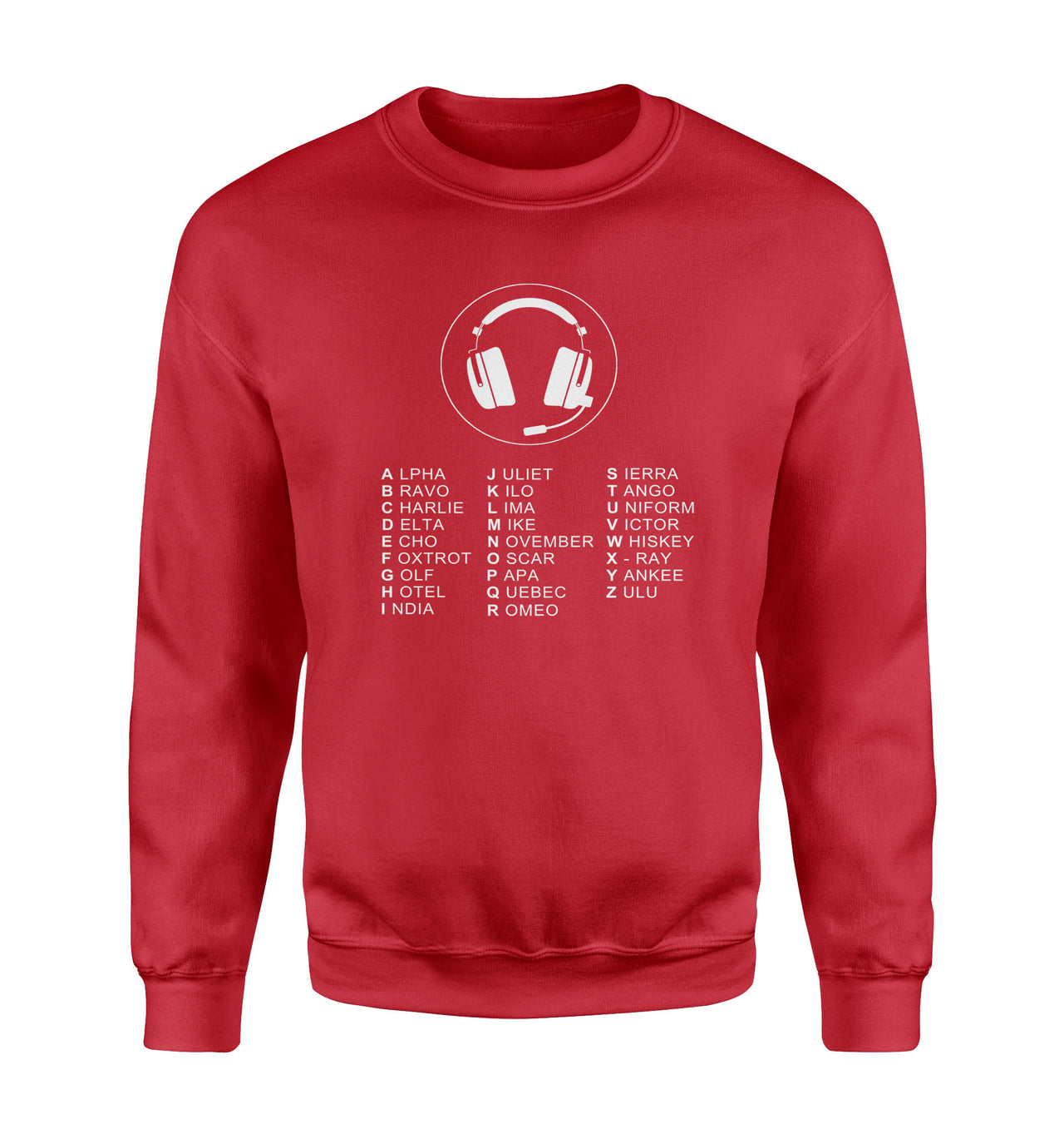 Aviation Alphabet 3 Designed Sweatshirts