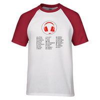 Thumbnail for Aviation Alphabet 3 Designed Raglan T-Shirts