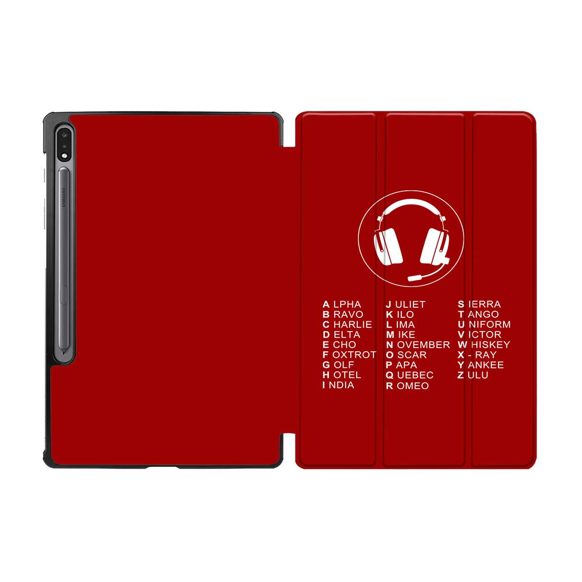 Aviation Alphabet 3 Designed Samsung Tablet Cases