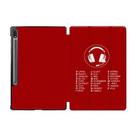 Thumbnail for Aviation Alphabet 3 Designed Samsung Tablet Cases