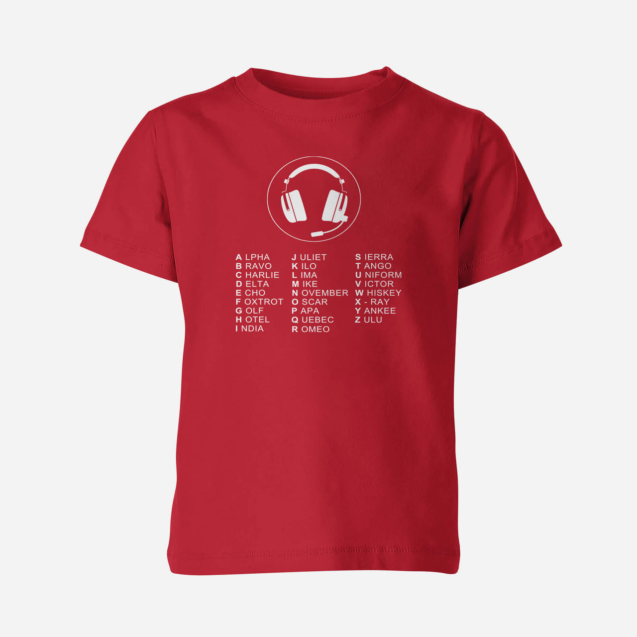 Aviation Alphabet 3 Designed Children T-Shirts