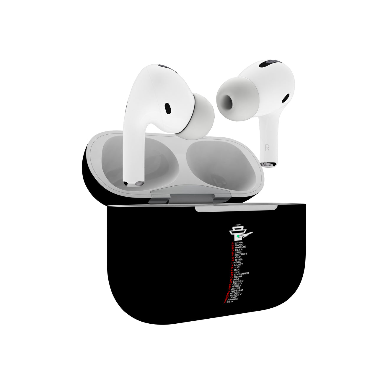 Aviation Alphabet Designed AirPods  Cases