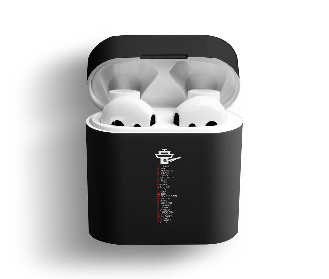 Aviation Alphabet Designed AirPods Cases
