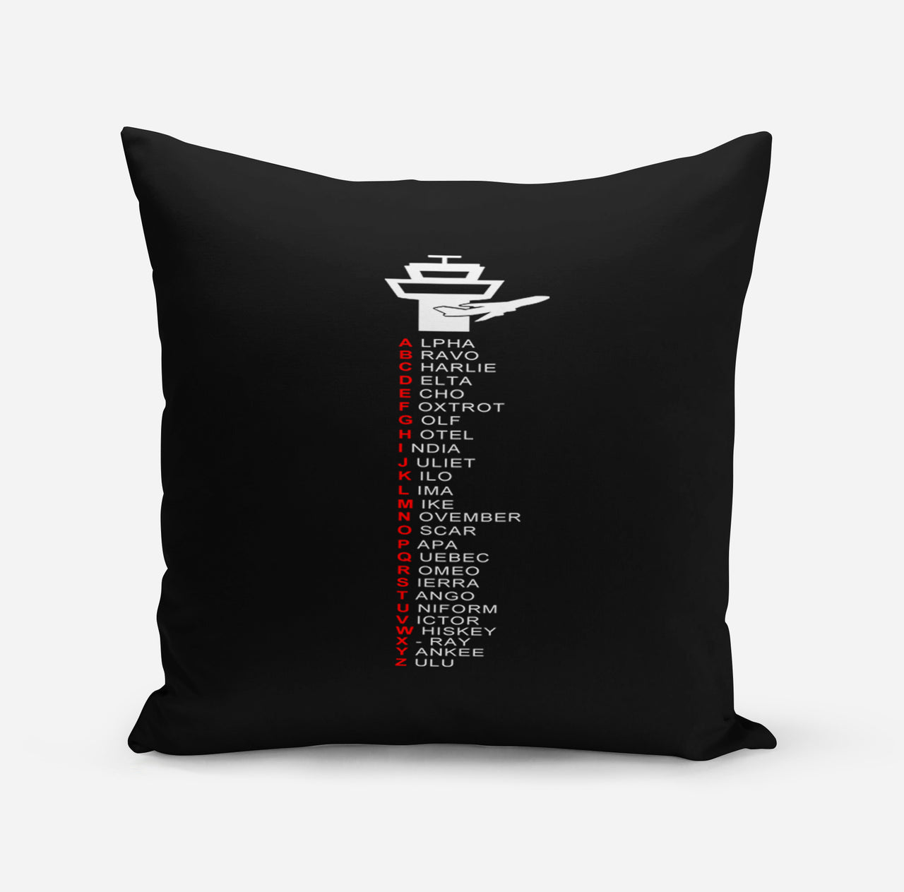 Aviation Alphabet Designed Pillows