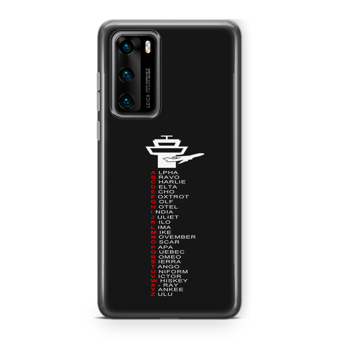 Aviation Alphabet Designed Huawei Cases