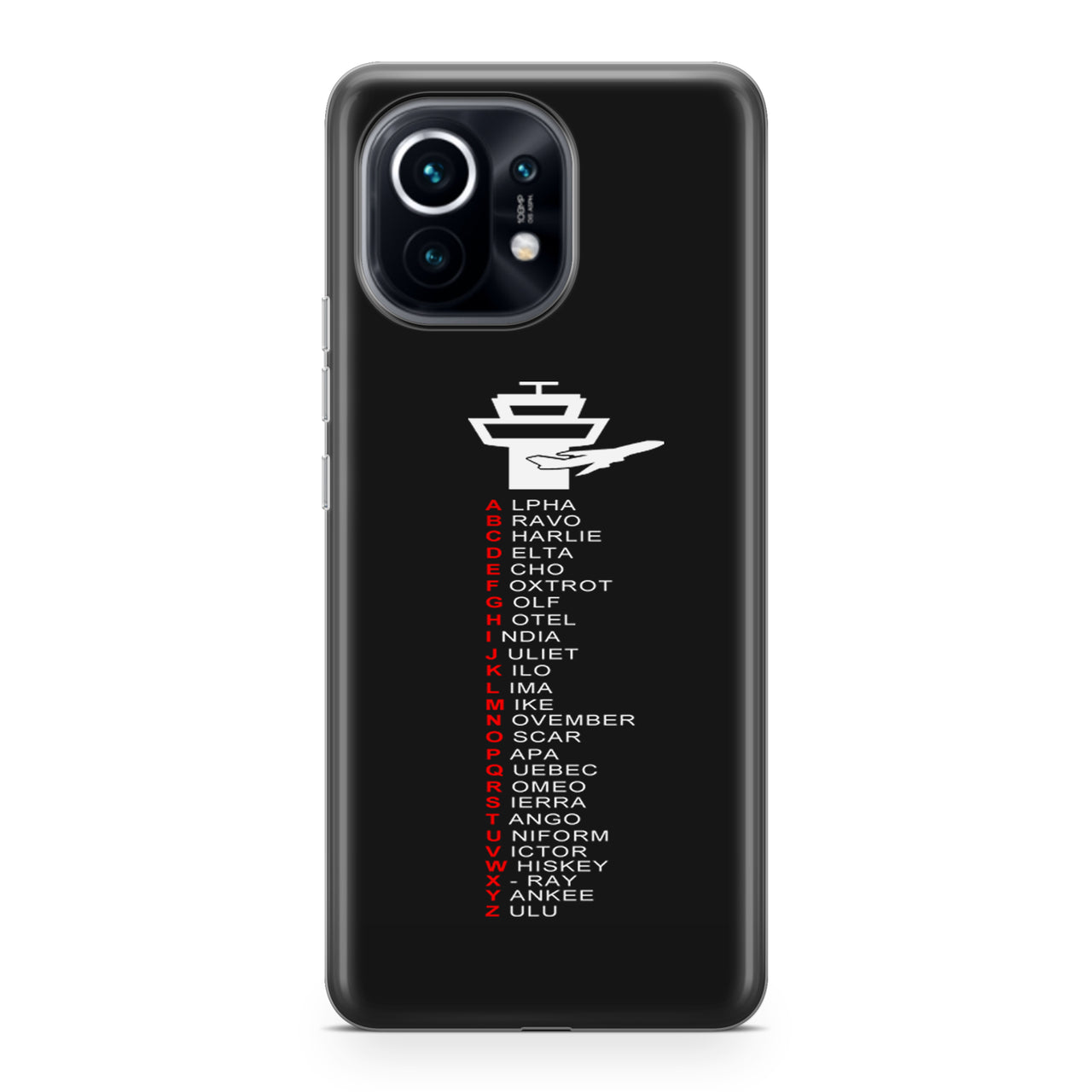 Aviation Alphabet Designed Xiaomi Cases
