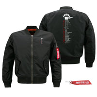 Thumbnail for Aviation Alphabet Designed Pilot Jackets (Customizable)