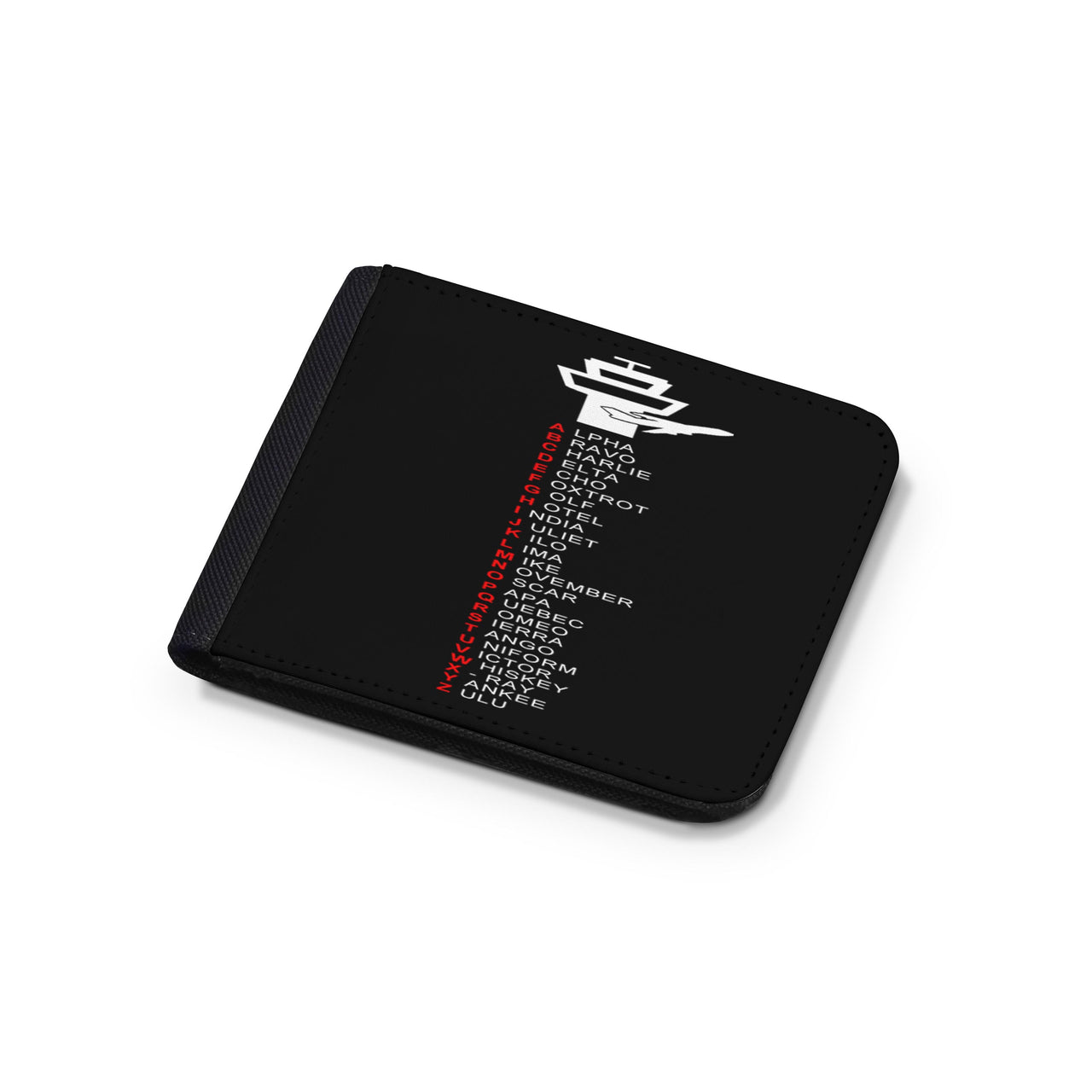 Aviation Alphabet Designed Wallets