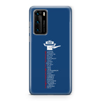 Thumbnail for Aviation Alphabet Designed Huawei Cases