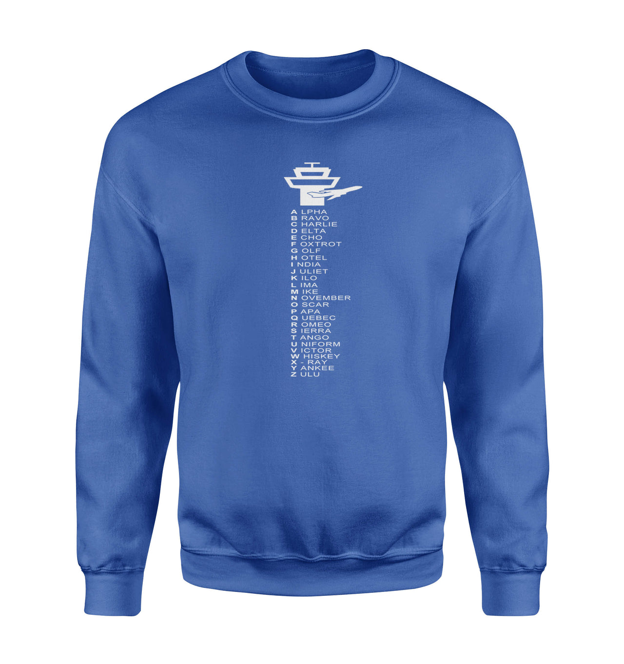 Aviation Alphabet Designed Sweatshirts