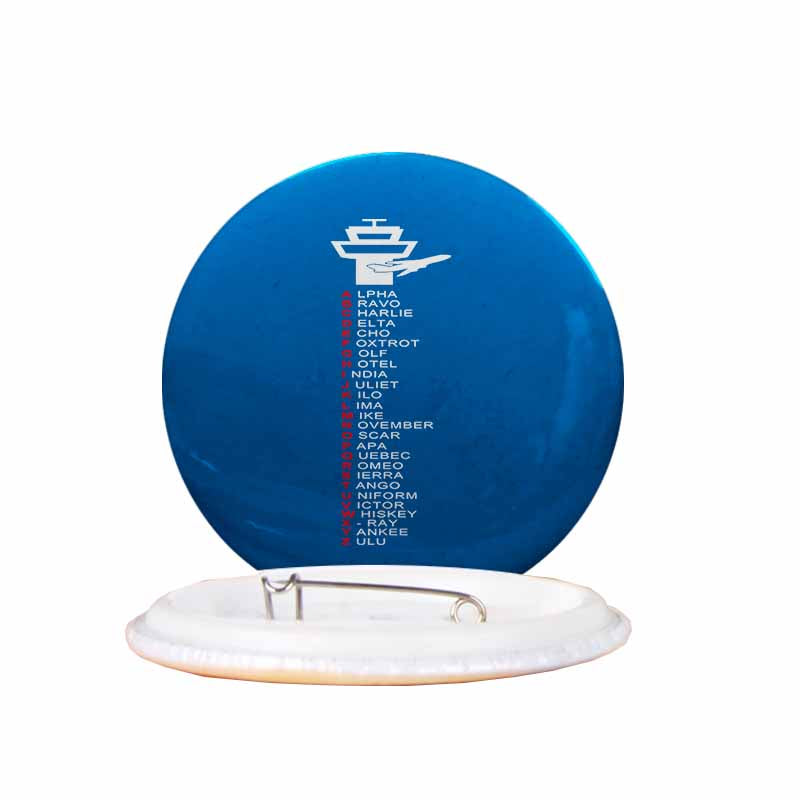 Aviation Alphabet Designed Pins