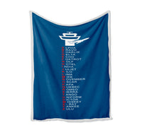 Thumbnail for Aviation Alphabet Designed Bed Blankets & Covers