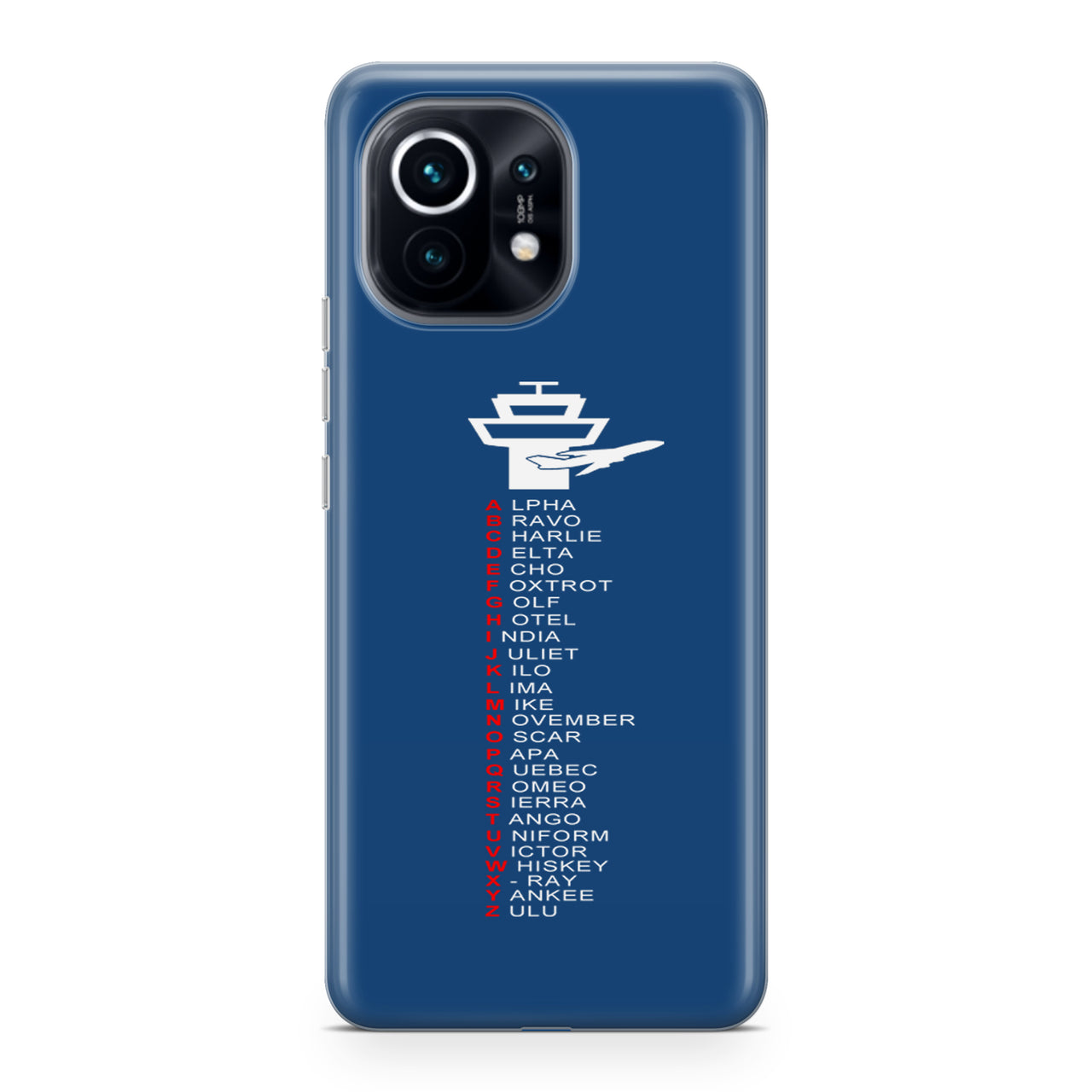 Aviation Alphabet Designed Xiaomi Cases