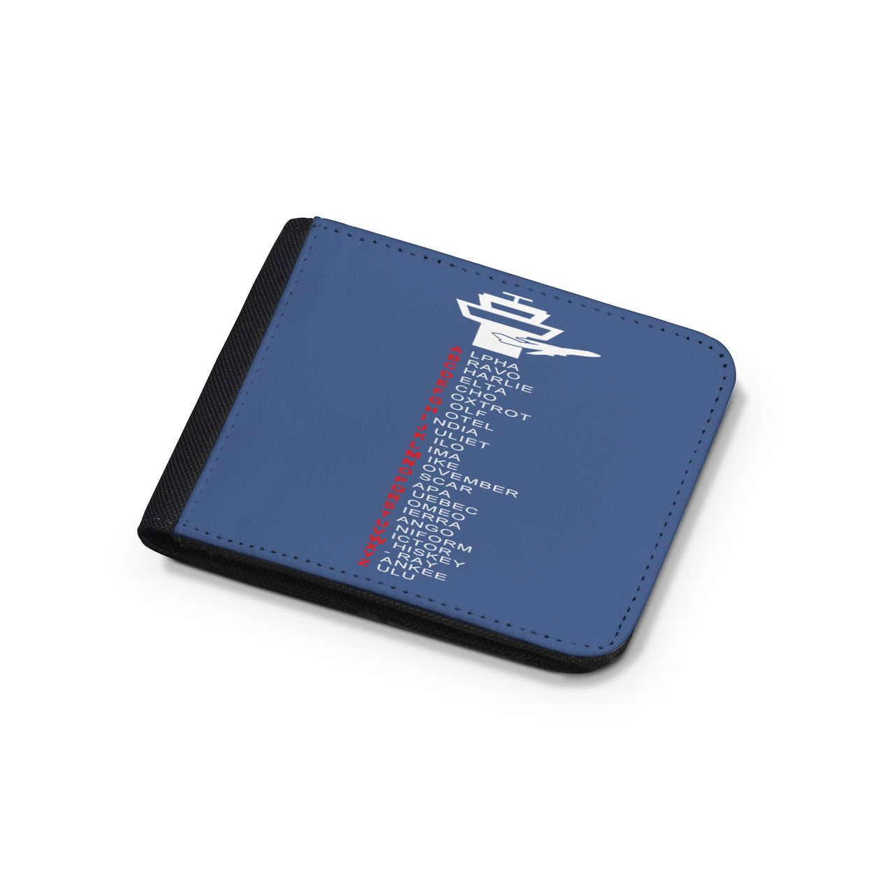 Aviation Alphabet Designed Wallets