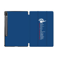 Thumbnail for Aviation Alphabet Designed Samsung Tablet Cases