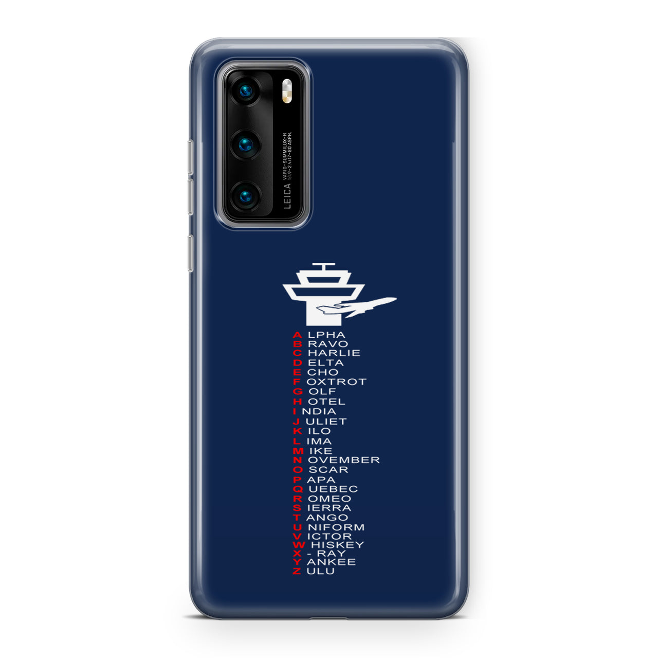 Aviation Alphabet Designed Huawei Cases