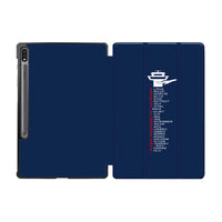 Thumbnail for Aviation Alphabet Designed Samsung Tablet Cases