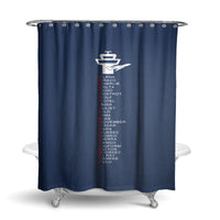 Thumbnail for Aviation Alphabet Designed Shower Curtains
