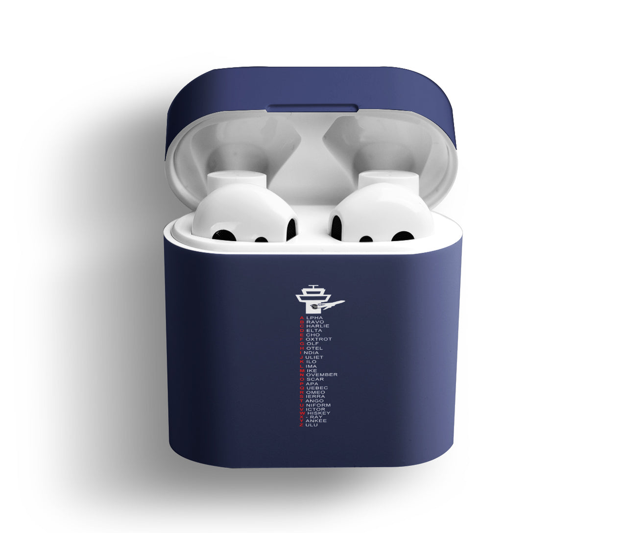 Aviation Alphabet Designed AirPods  Cases