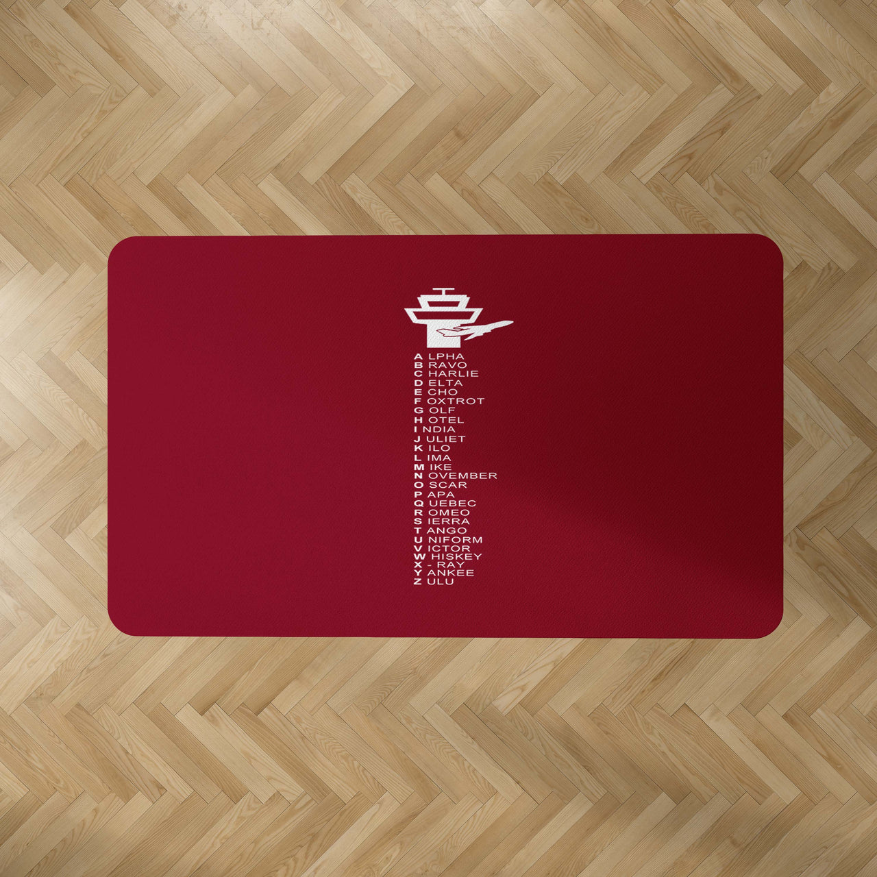 Aviation Alphabet Designed Carpet & Floor Mats