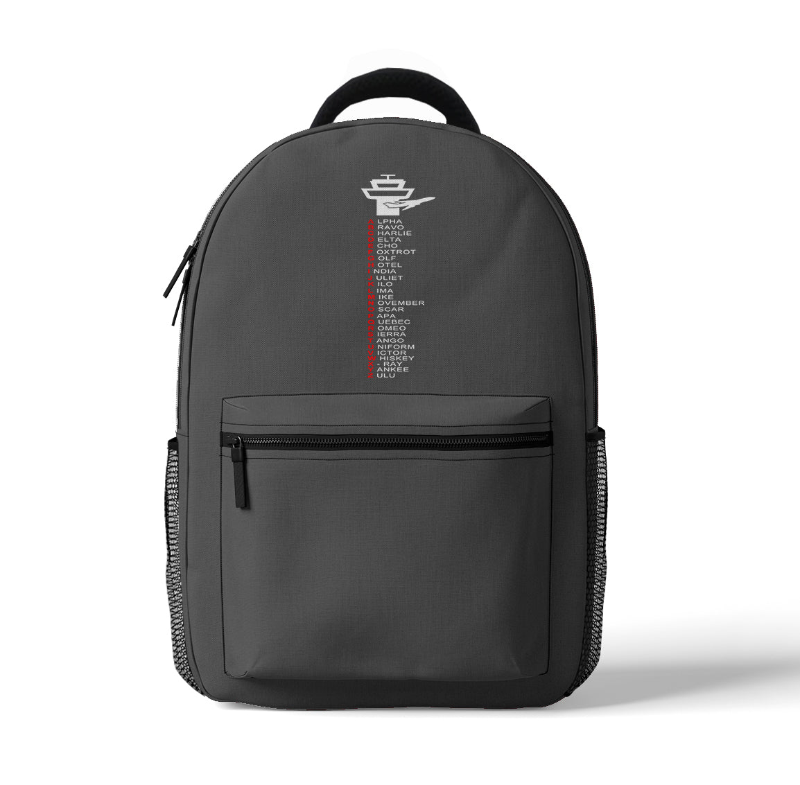 Aviation Alphabet Designed 3D Backpacks