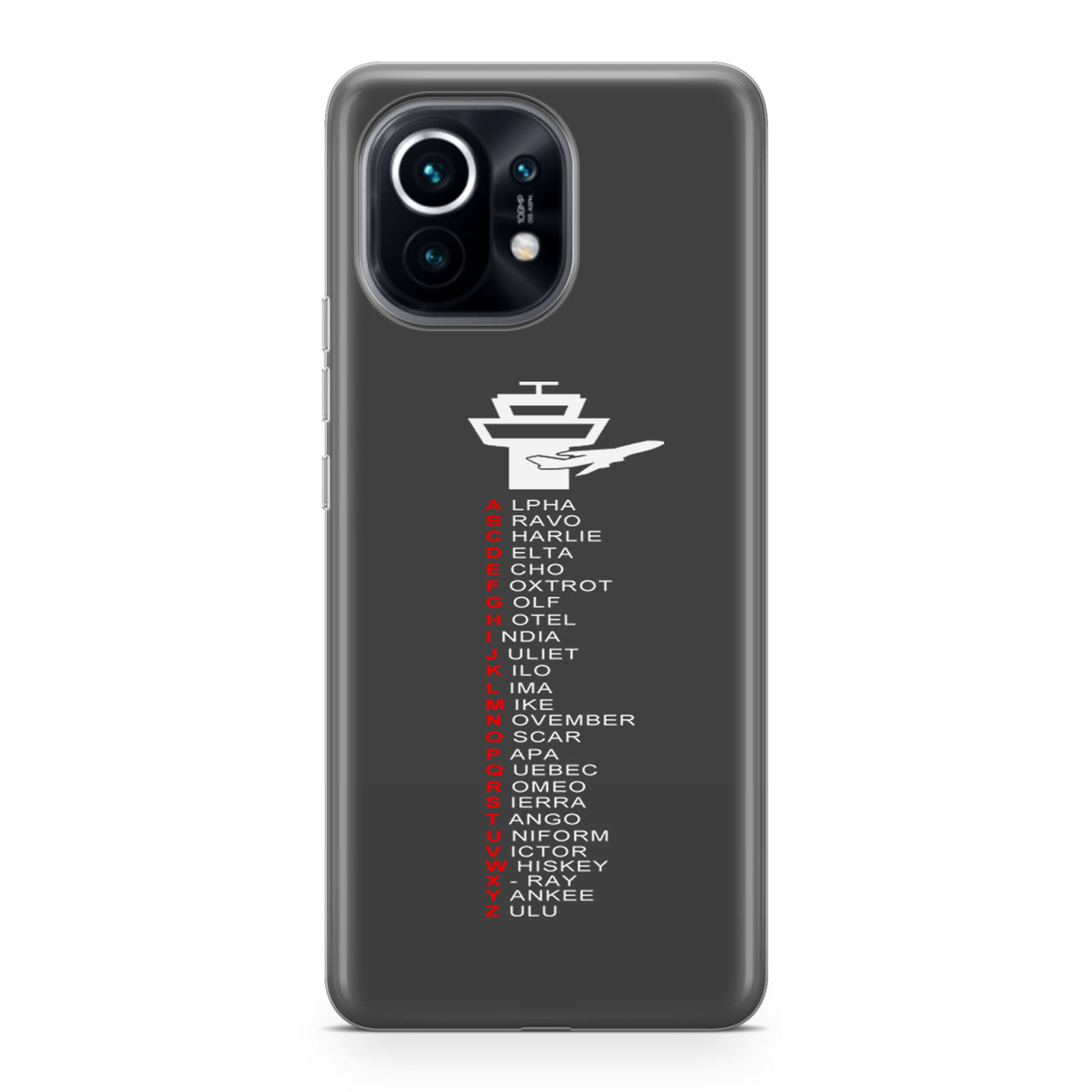 Aviation Alphabet Designed Xiaomi Cases