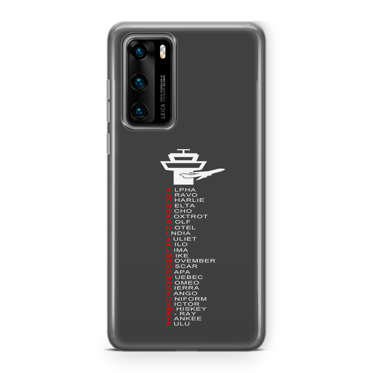 Aviation Alphabet Designed Huawei Cases