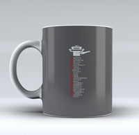 Thumbnail for Aviation Alphabet Designed Mugs