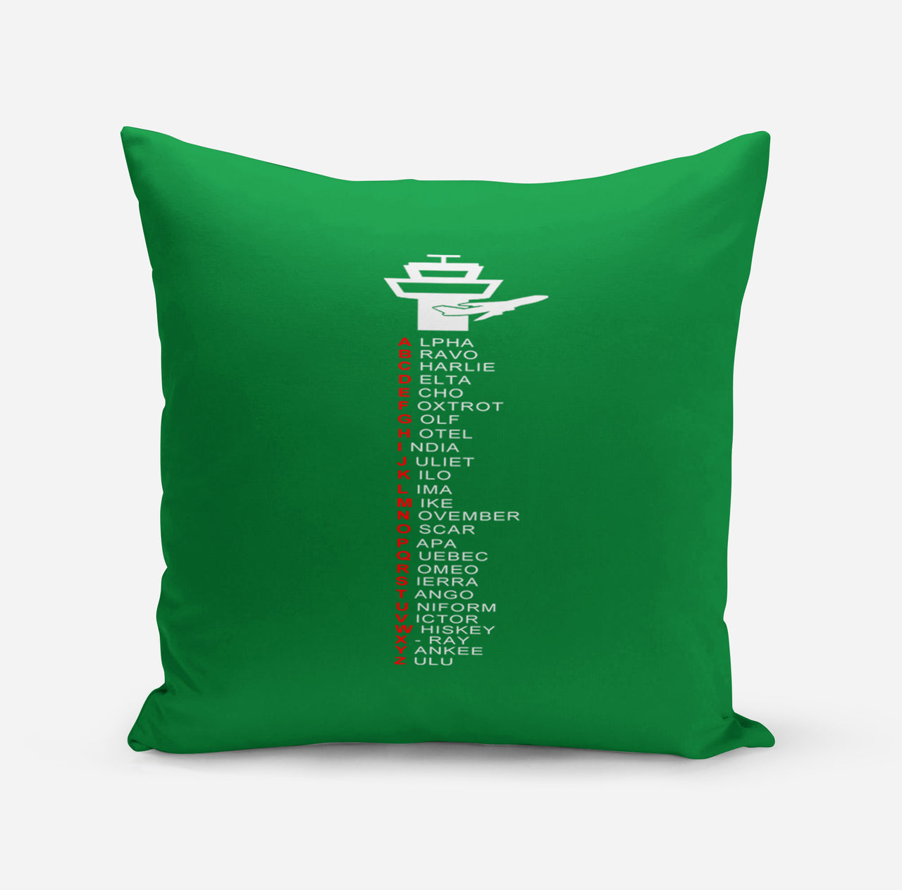 Aviation Alphabet Designed Pillows