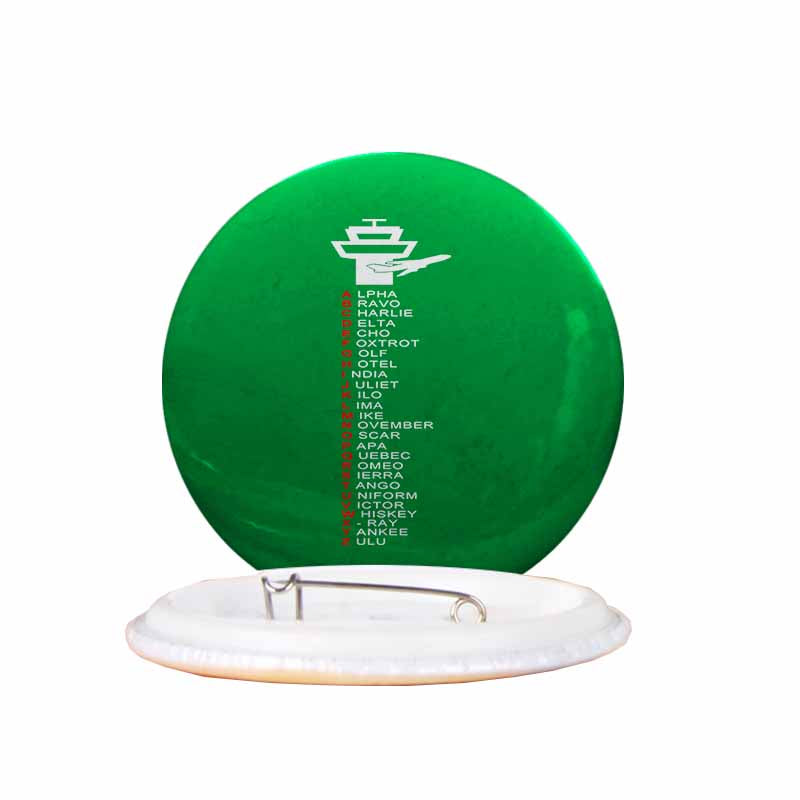 Aviation Alphabet Designed Pins