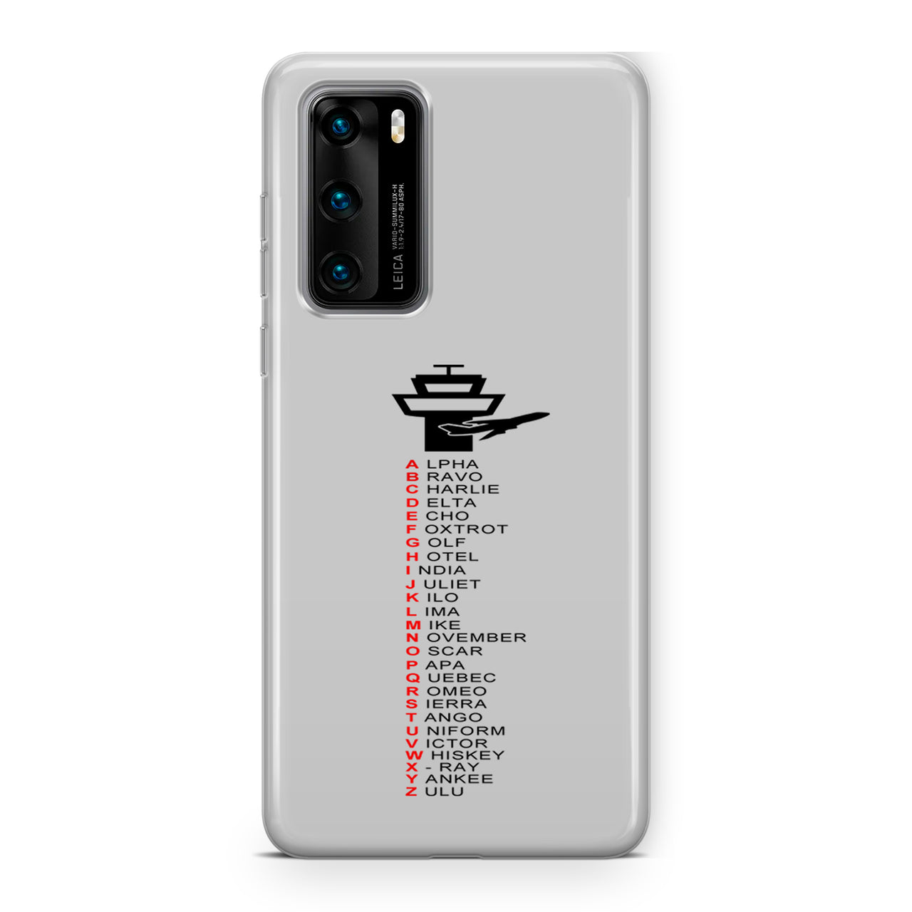Aviation Alphabet Designed Huawei Cases