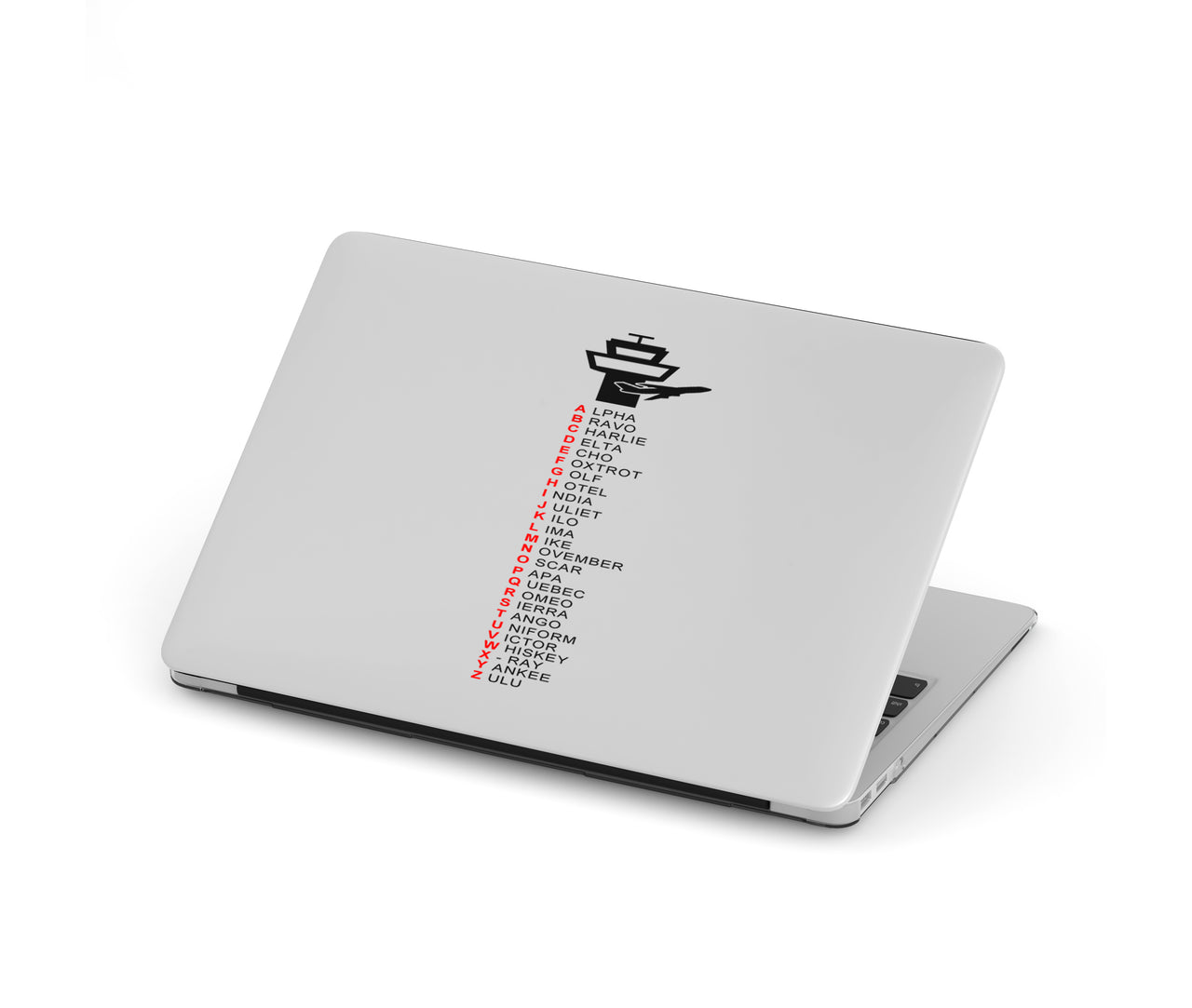 Aviation Alphabet Designed Macbook Cases