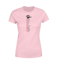 Thumbnail for Aviation Alphabet Designed Women T-Shirts