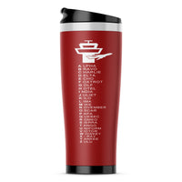Thumbnail for Aviation Alphabet Designed Travel Mugs