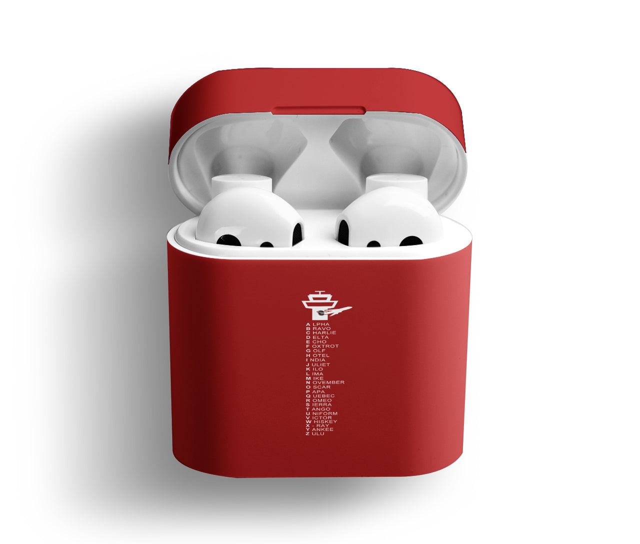Aviation Alphabet Designed AirPods  Cases