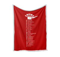 Thumbnail for Aviation Alphabet Designed Bed Blankets & Covers