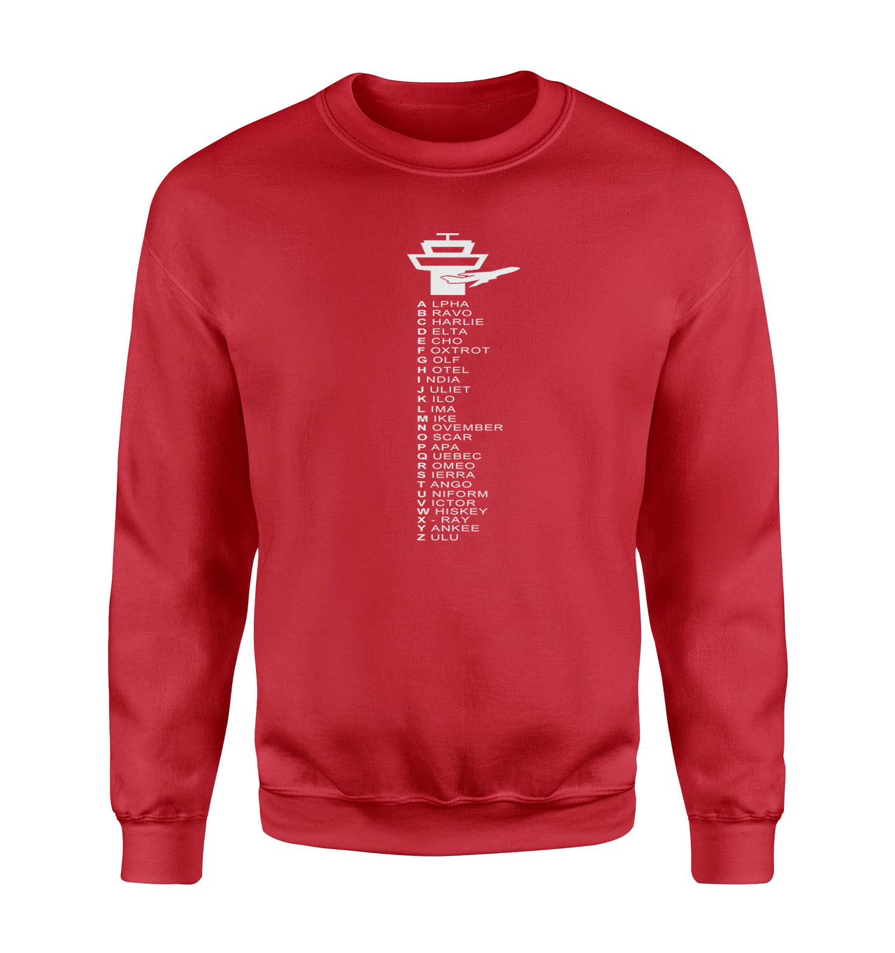Aviation Alphabet Designed Sweatshirts