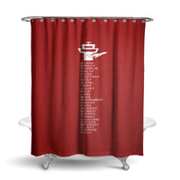 Thumbnail for Aviation Alphabet Designed Shower Curtains
