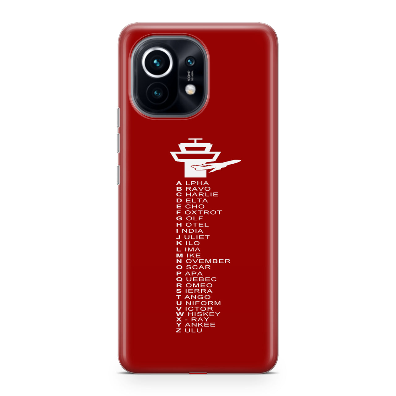 Aviation Alphabet Designed Xiaomi Cases