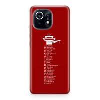 Thumbnail for Aviation Alphabet Designed Xiaomi Cases